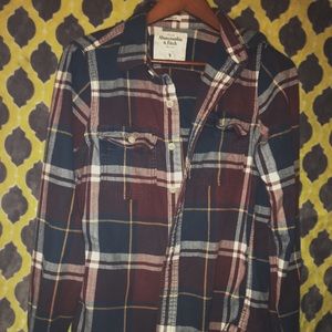abercrombie and fitch flannel